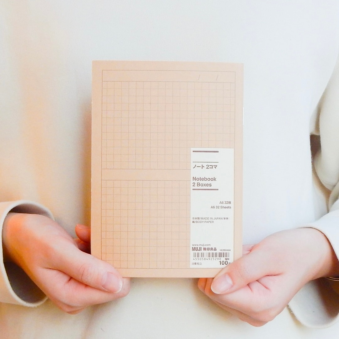 ノート２コマの写真