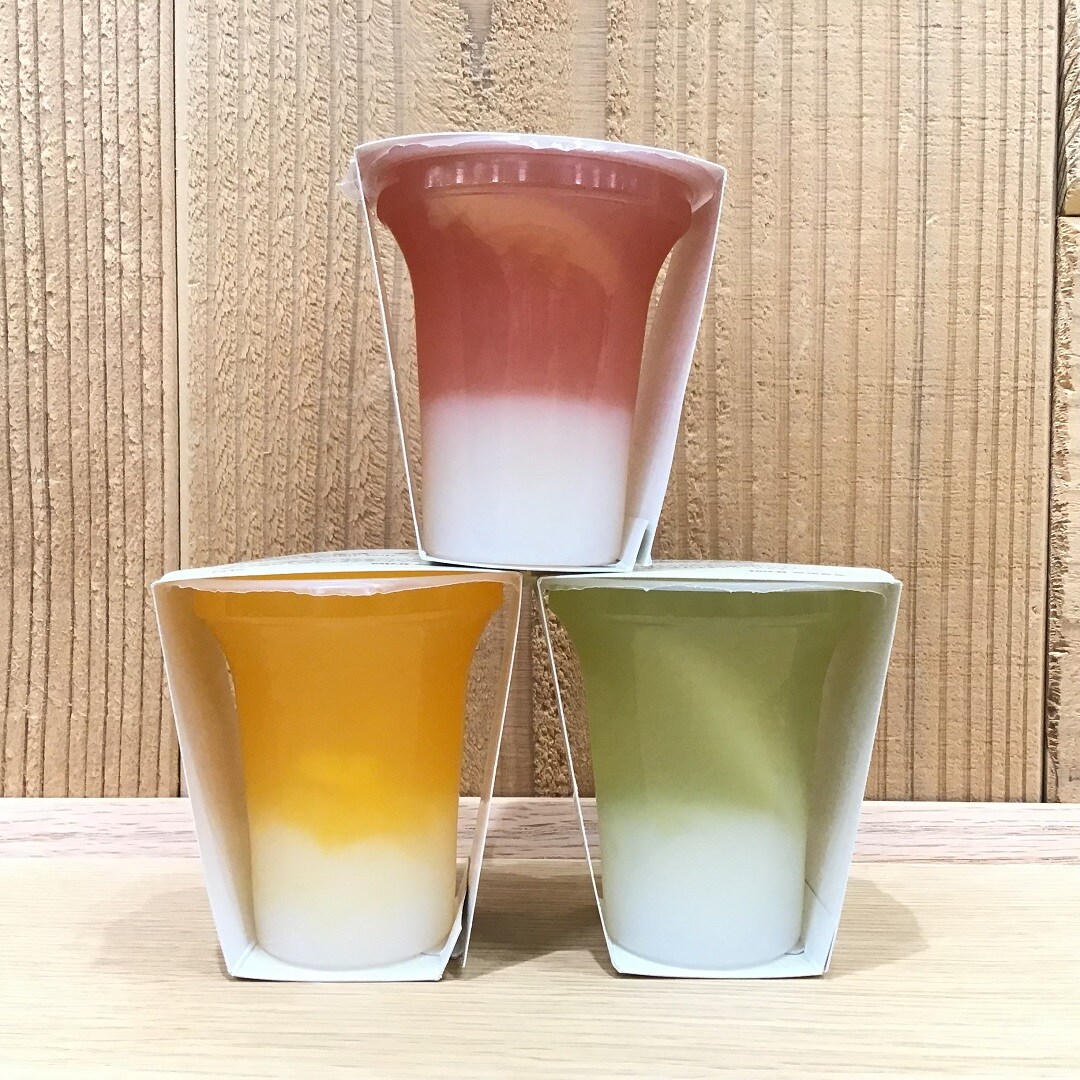 2層のゼリー３種