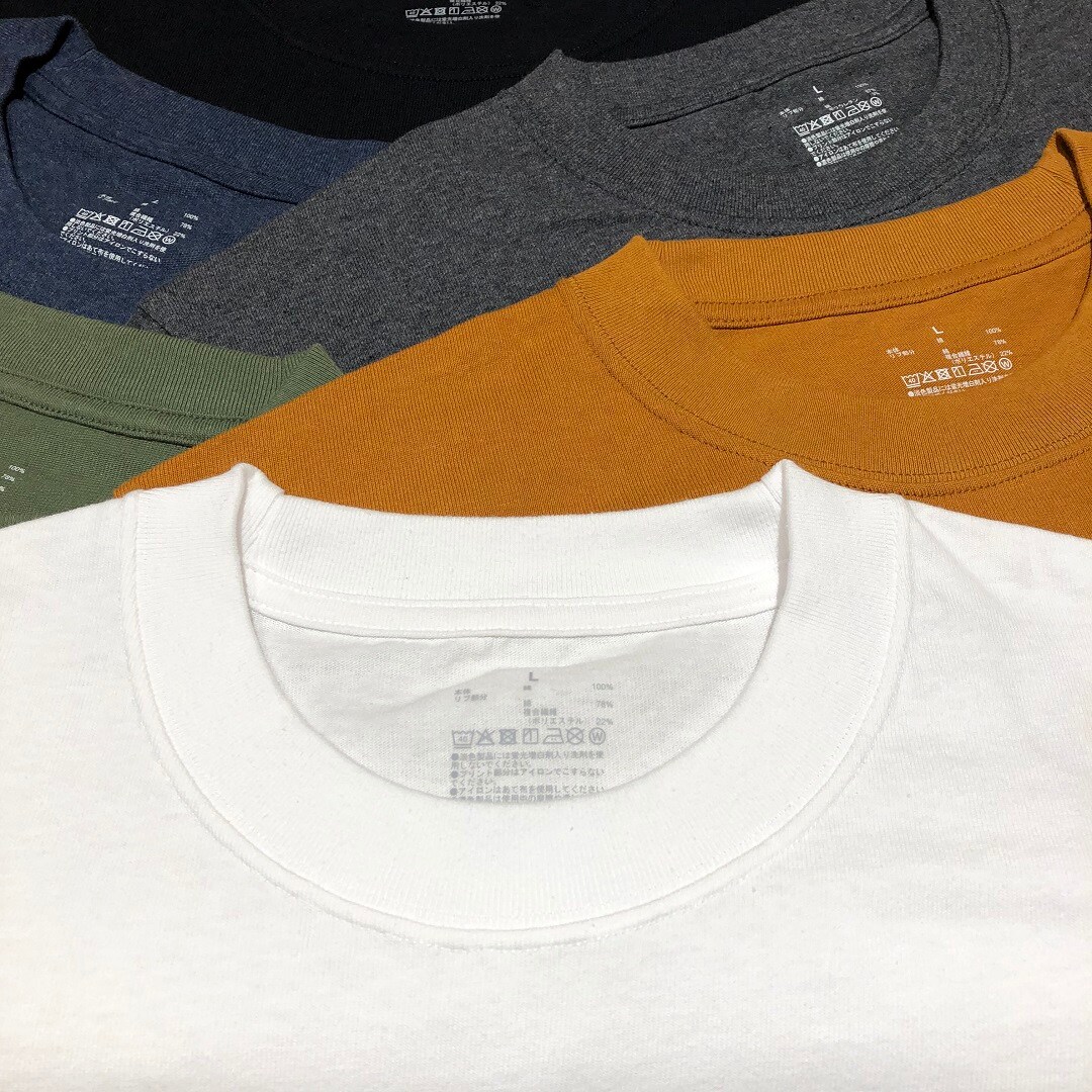 【イオンモール神戸北】紳士洗いざらし太番手クルーネック長袖Ｔシャツ