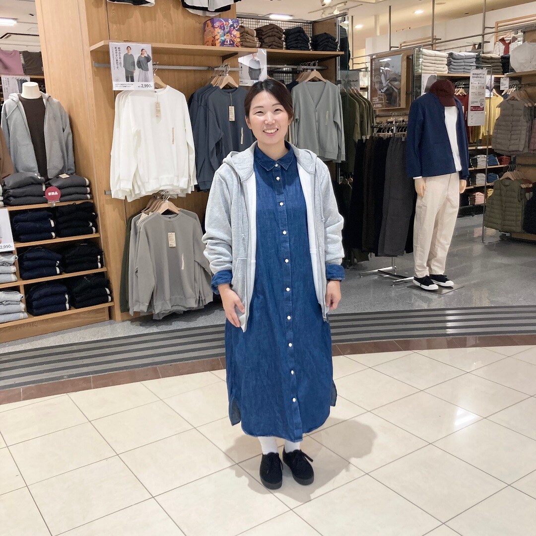 【イオンモール神戸北】フルジップパーカのコーディネート４選