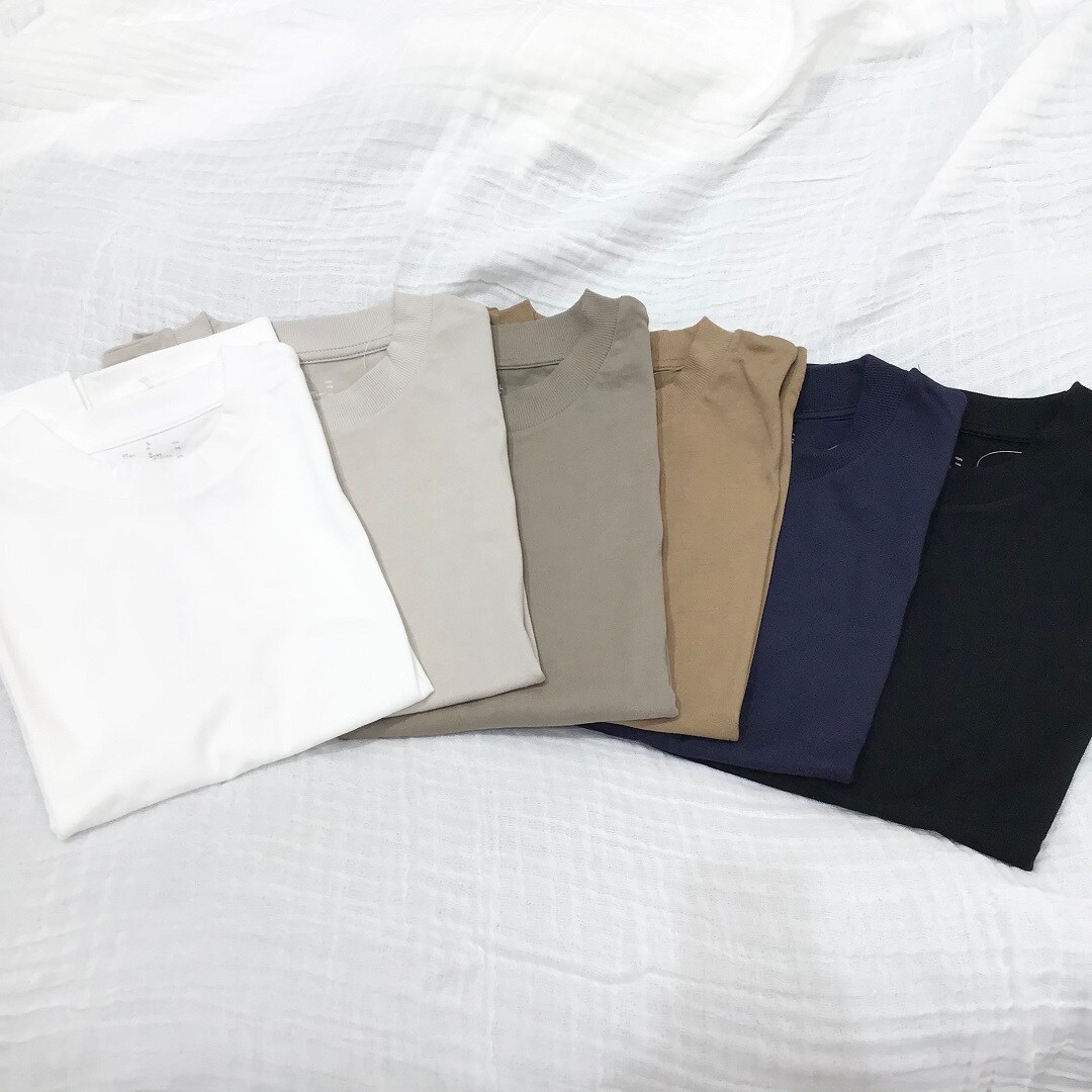 【イオンモール神戸北】毎日着たい。無印良品の定番Tシャツー太番手ー  