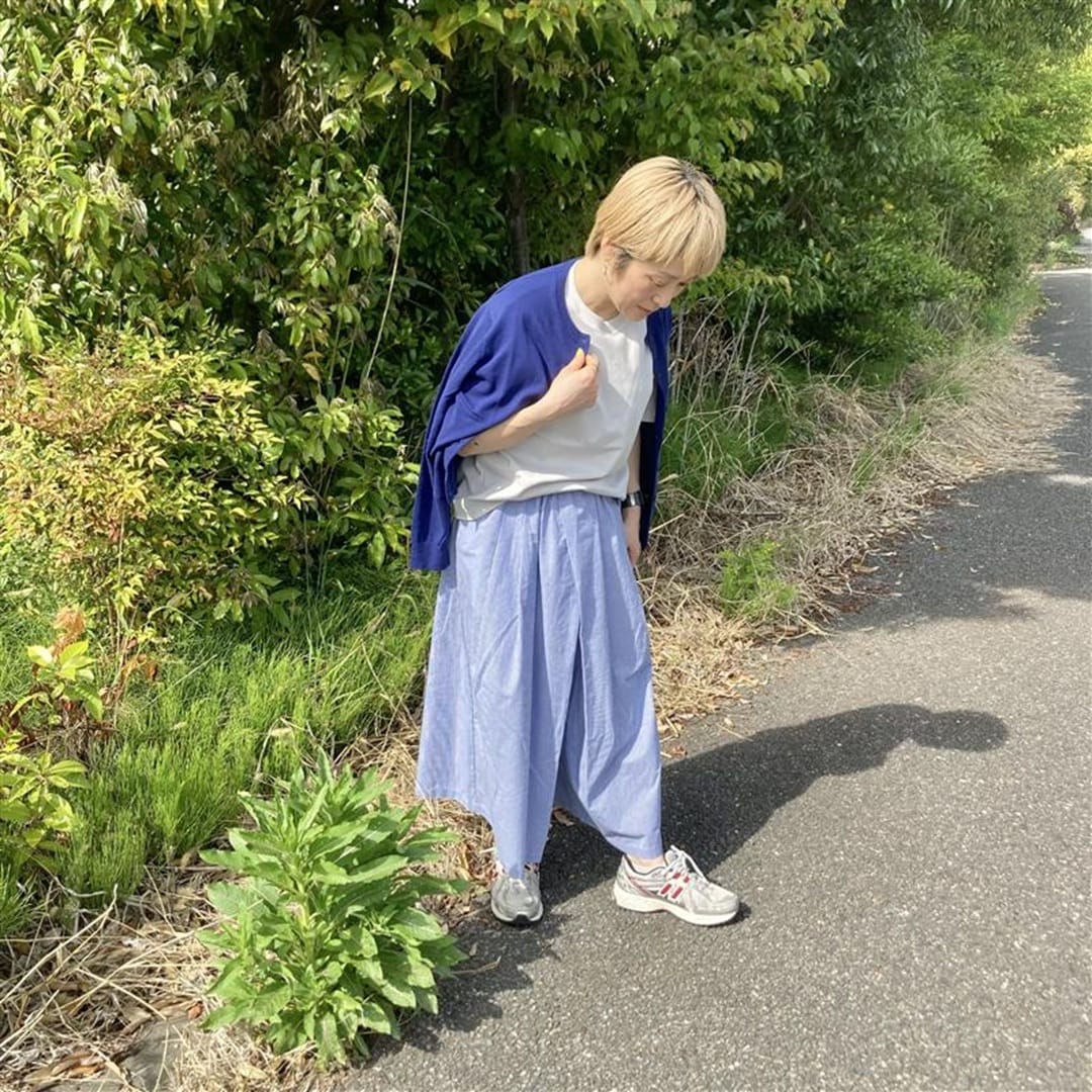 涼感スカートパンツ