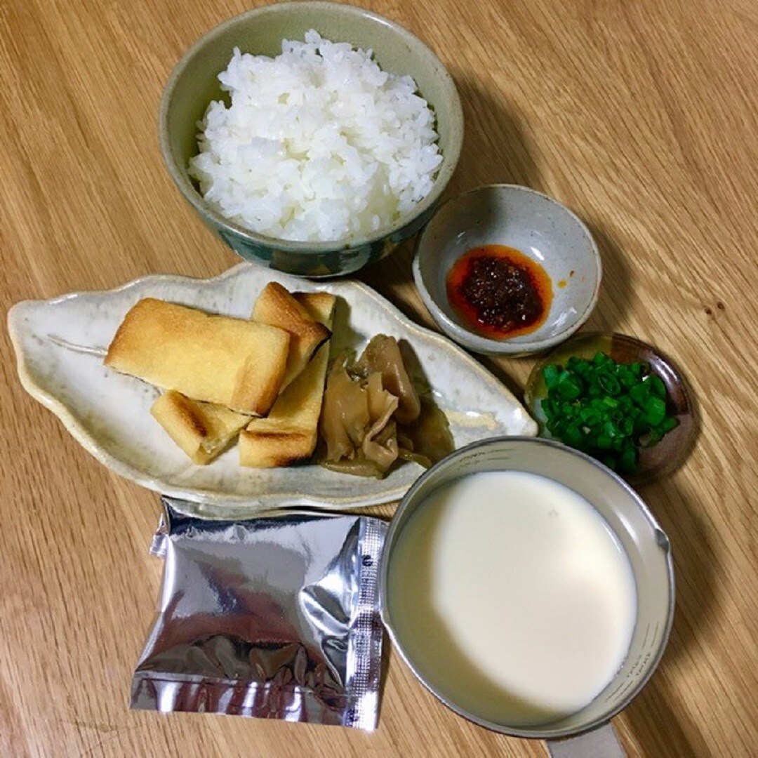 豆乳リゾット材料