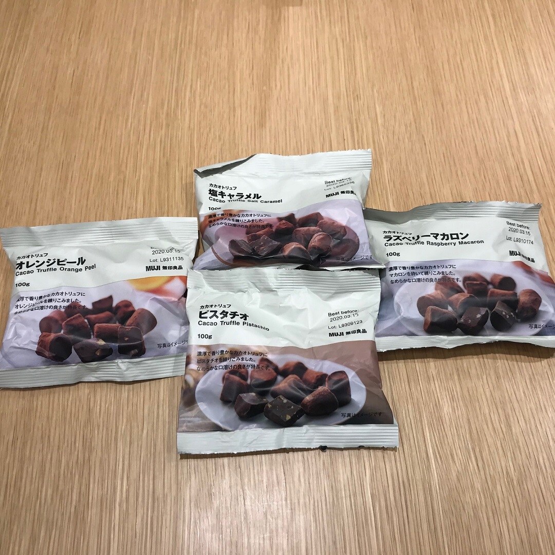 カカオトリュフパッケージ