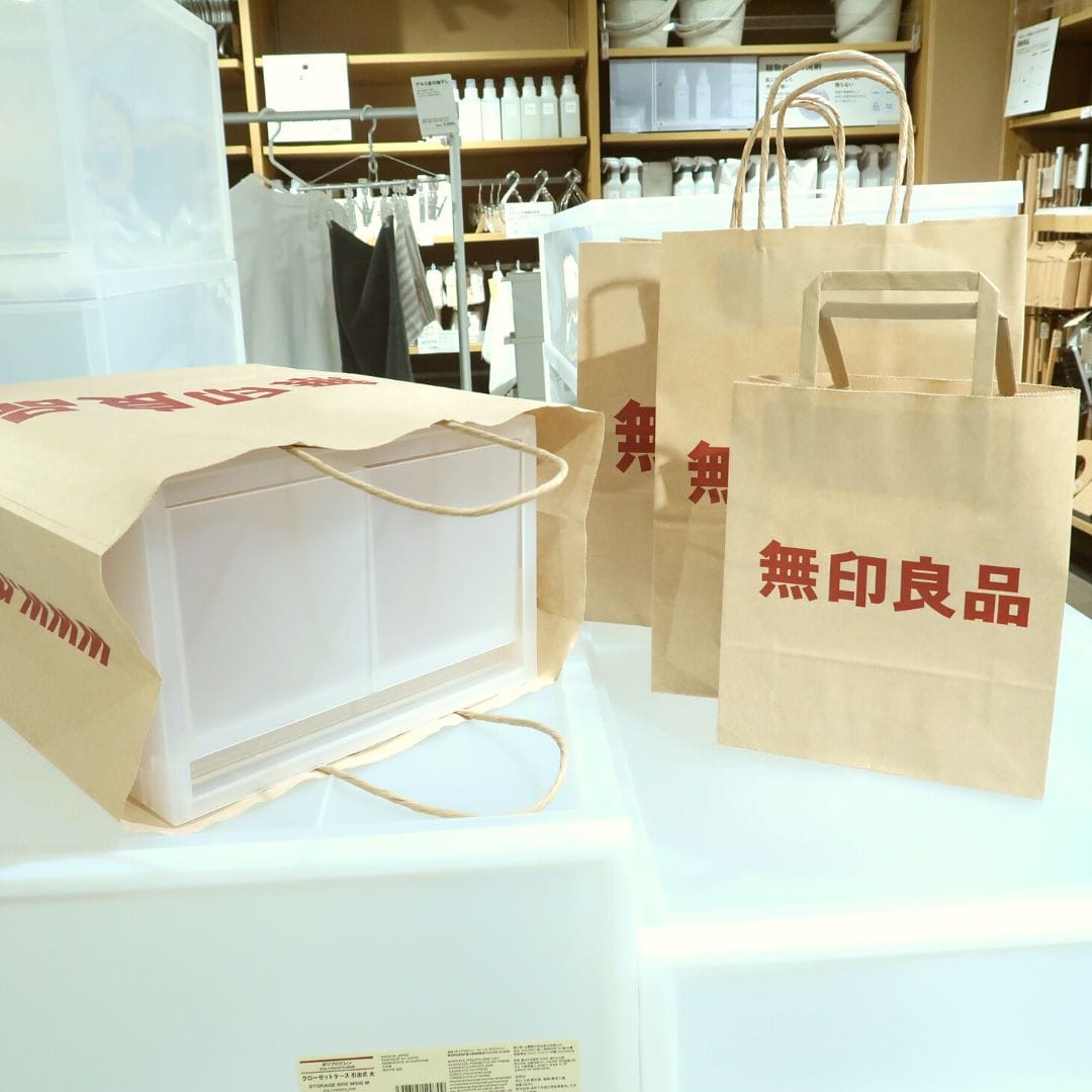 紙袋のお持ち帰り方法