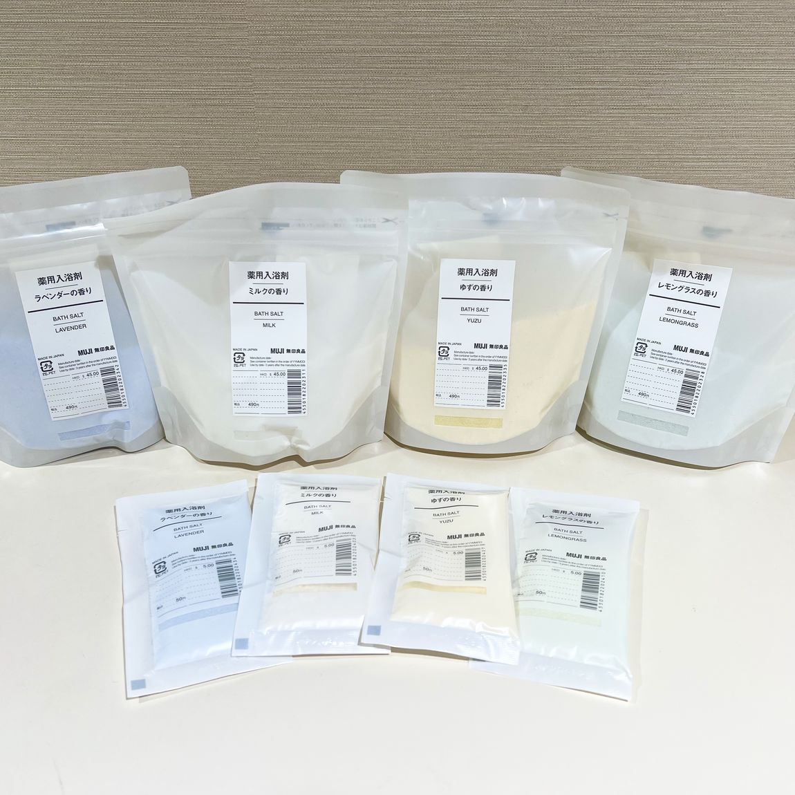 薬用入浴剤の種類一覧の写真