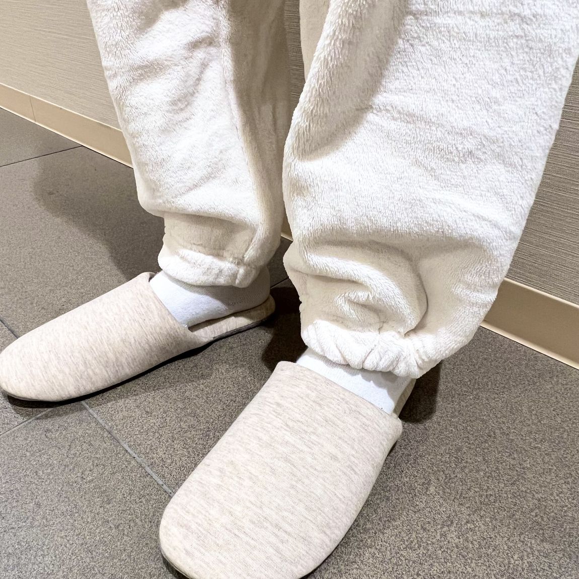 足元のギャザーの写真