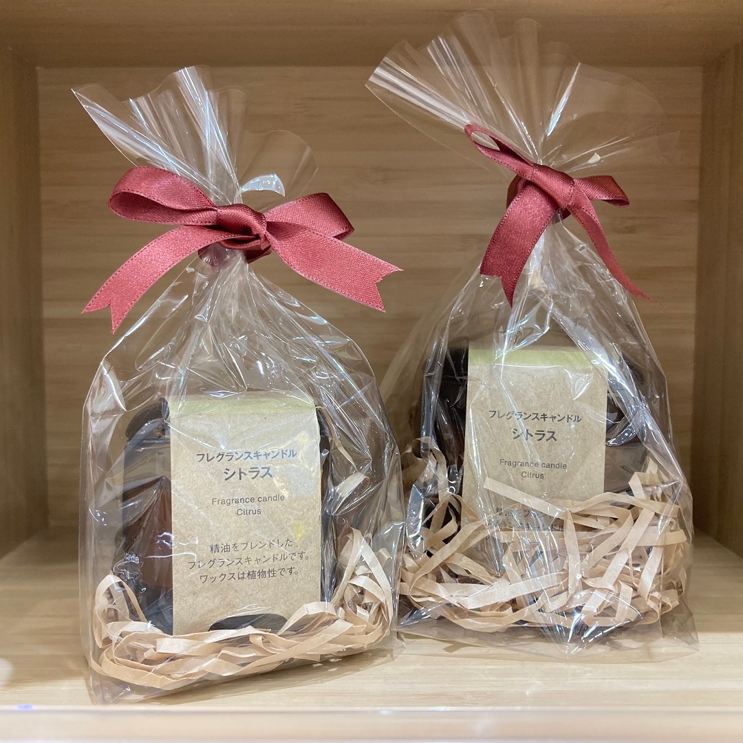 ラッピングフレグランスキャンドル