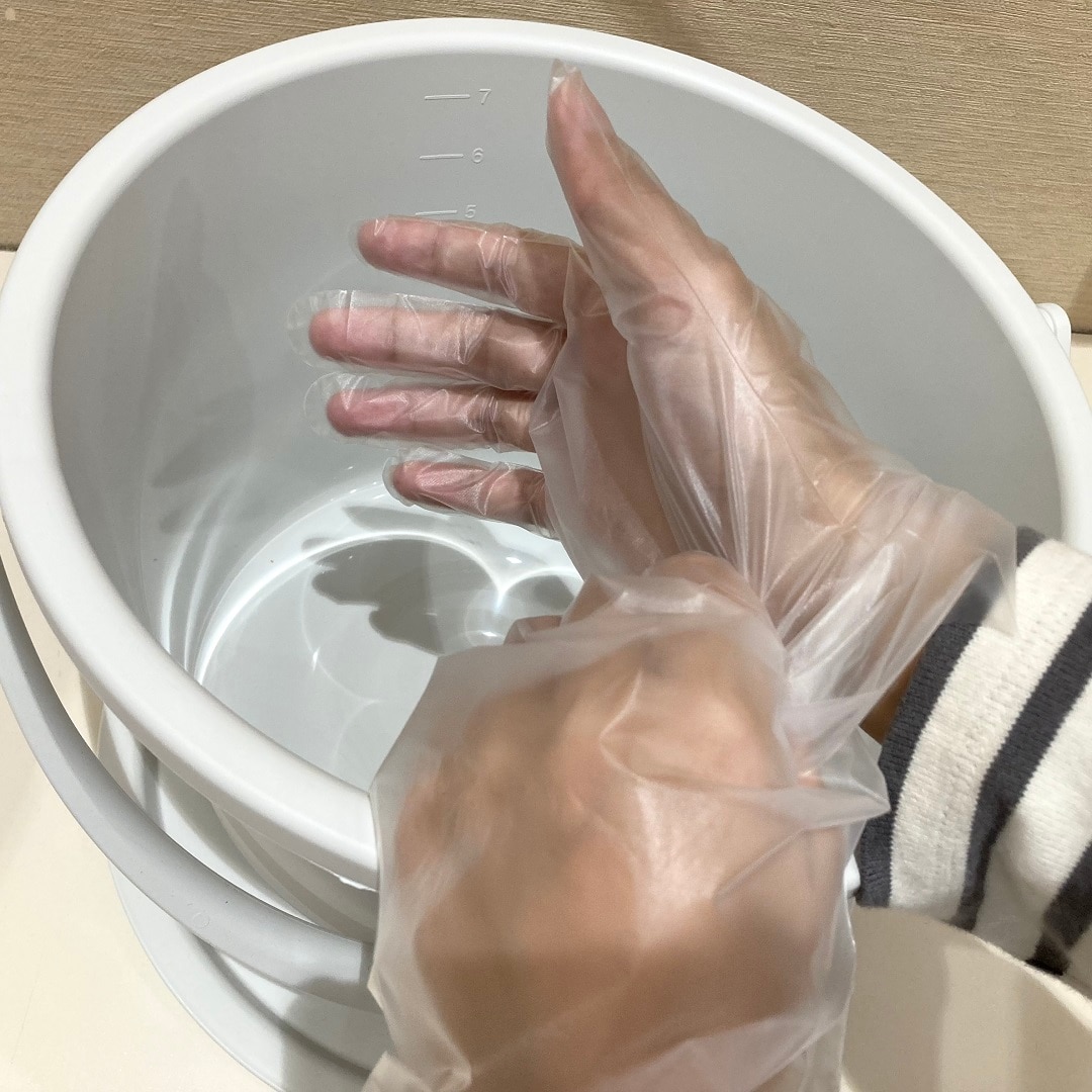 手にフィットする手袋