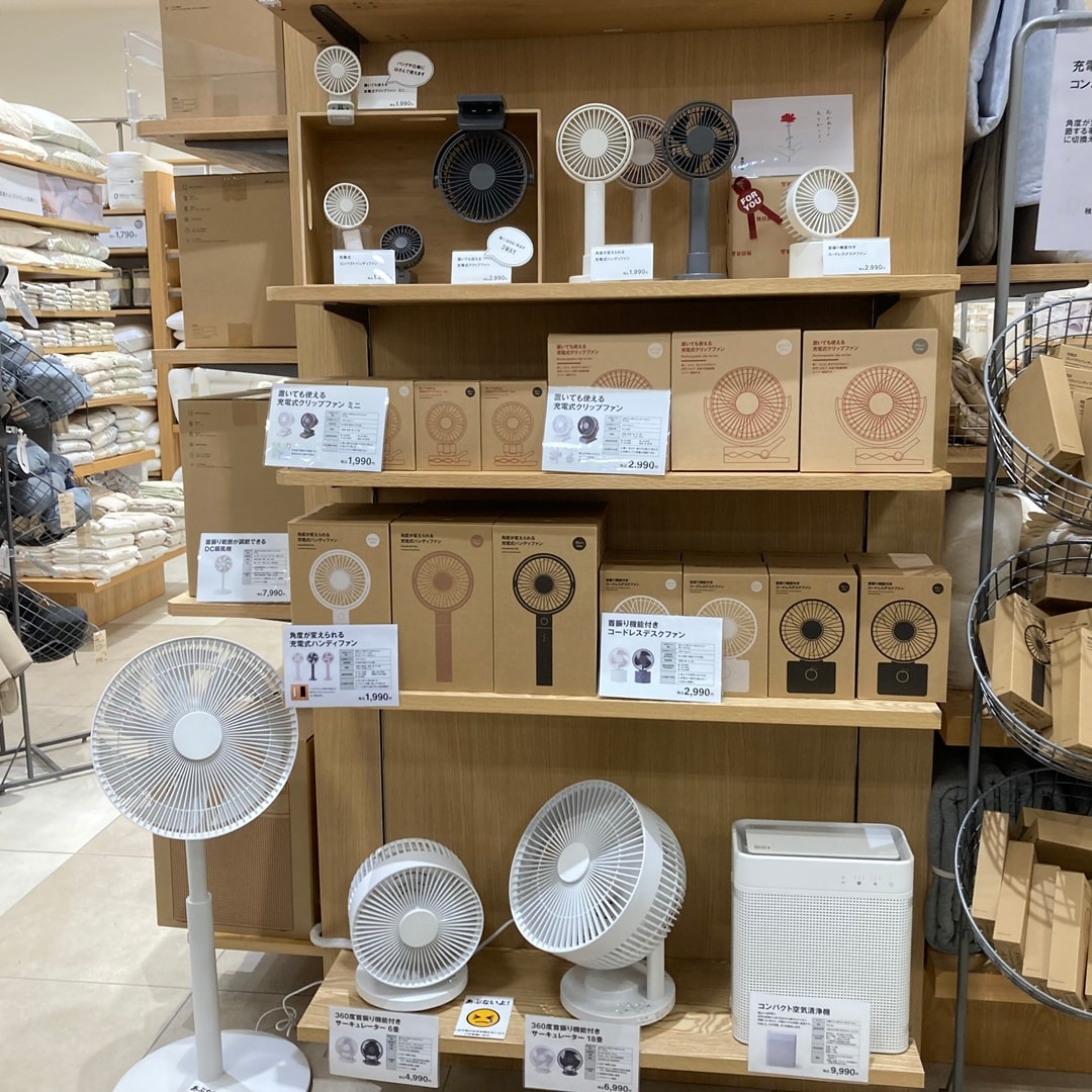 扇風機売場