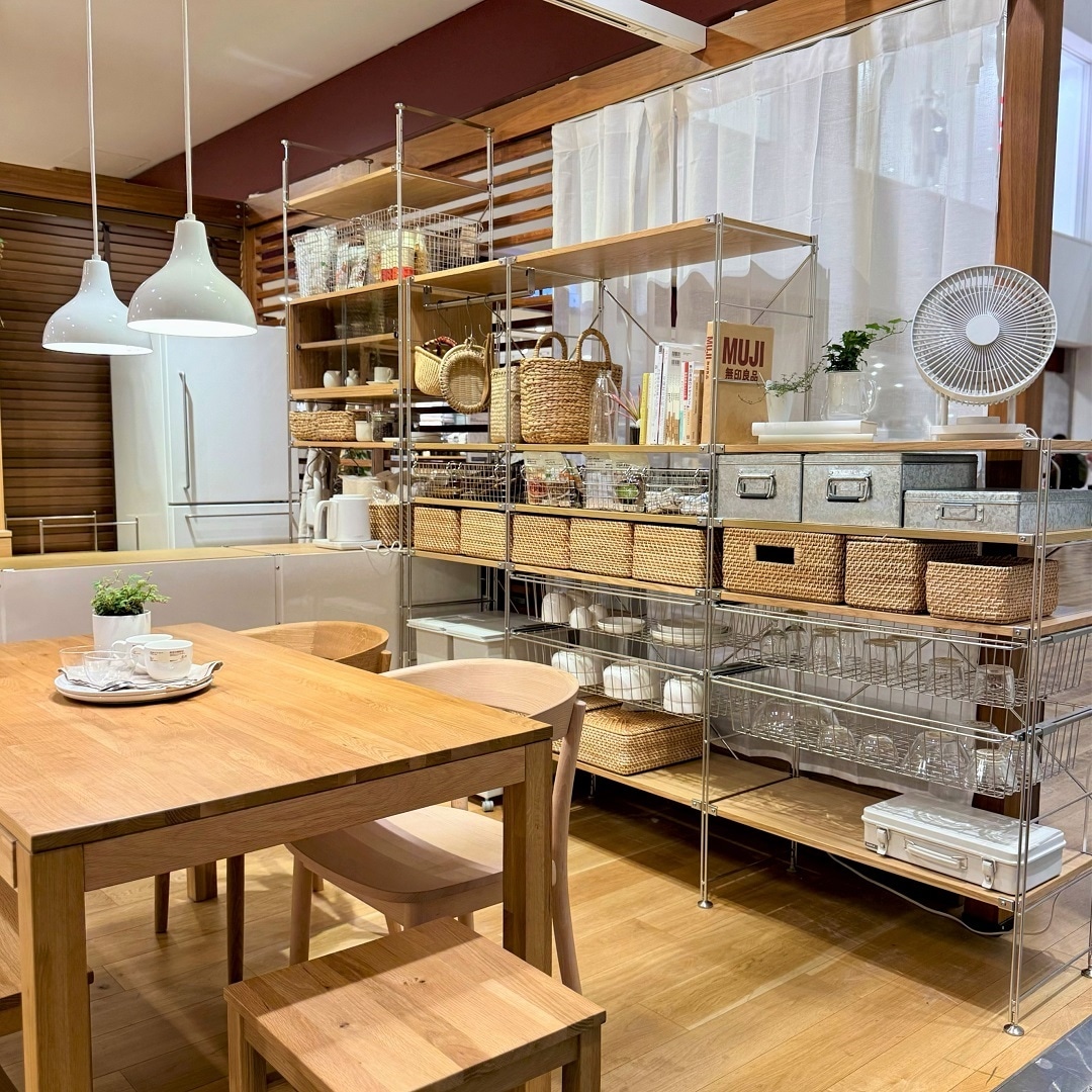 【イオンモールKYOTO】無印良品の収納vol.1｜暮らしに寄りそうユニットシェルフ