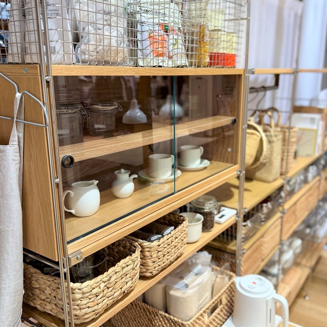 【イオンモールKYOTO】無印良品の収納vol.1｜暮らしに寄りそうユニットシェルフ