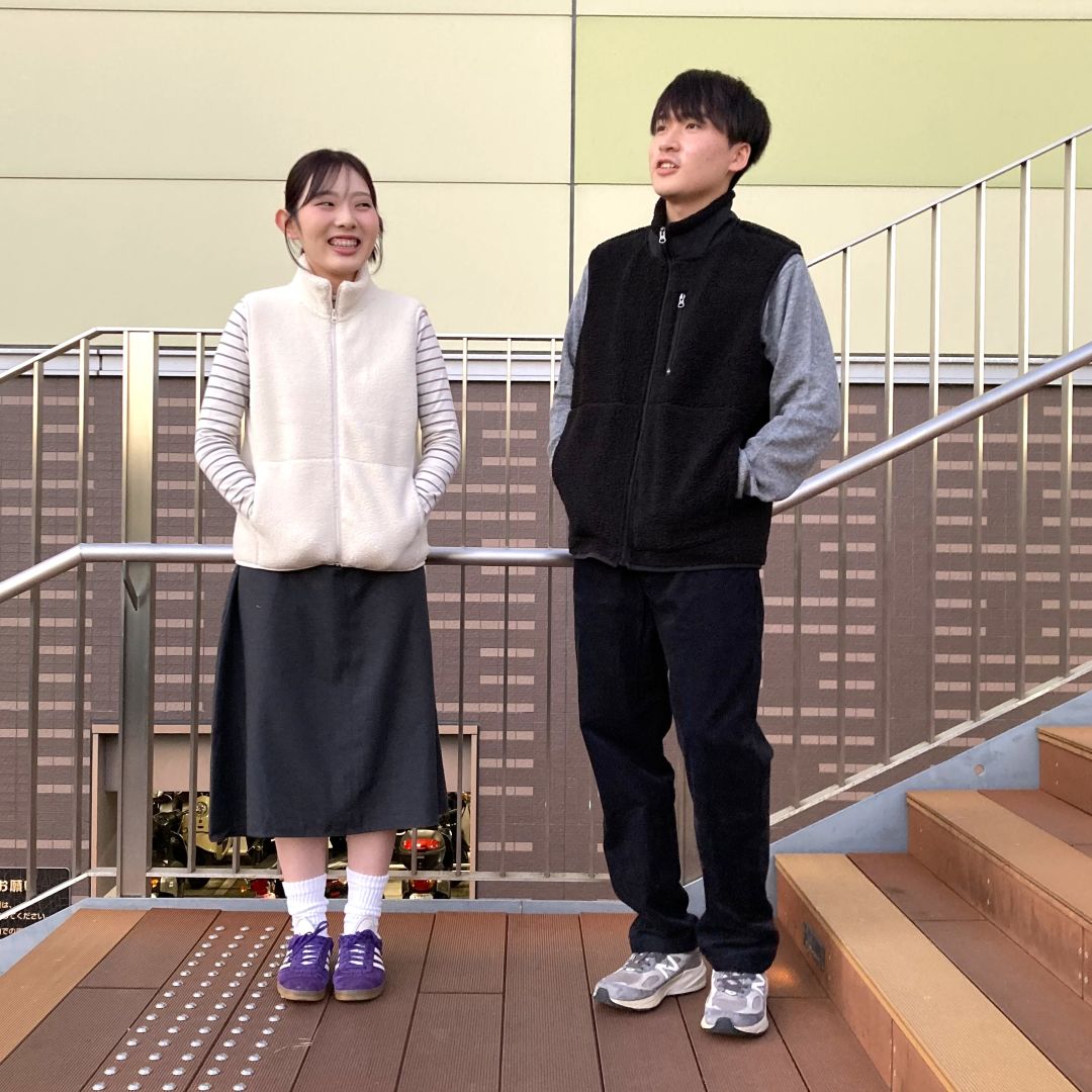 【イオンモールKYOTO】軽くて暖かい『ボアフリースベスト』