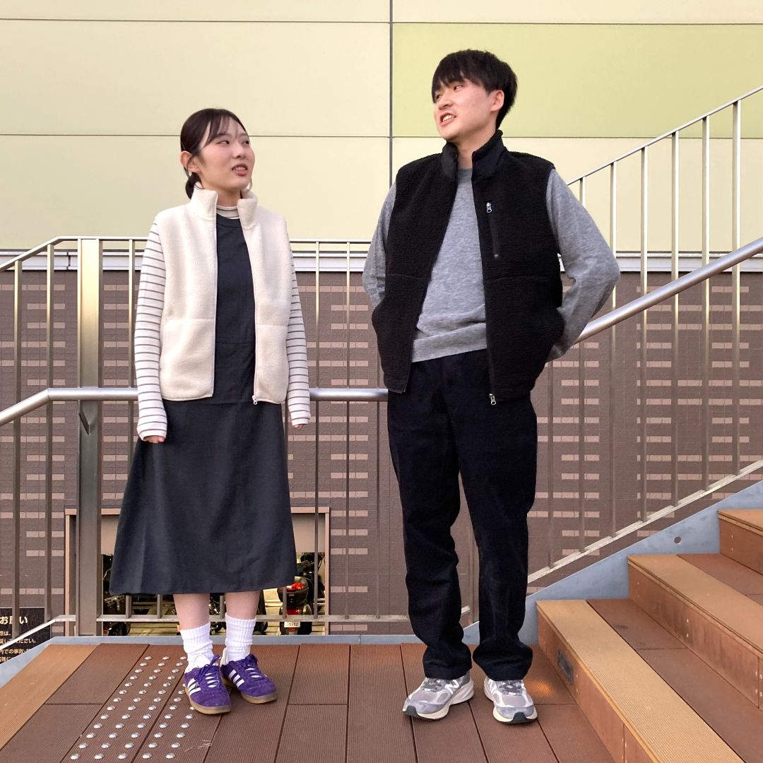 【イオンモールKYOTO】軽くて暖かい『ボアフリースベスト』