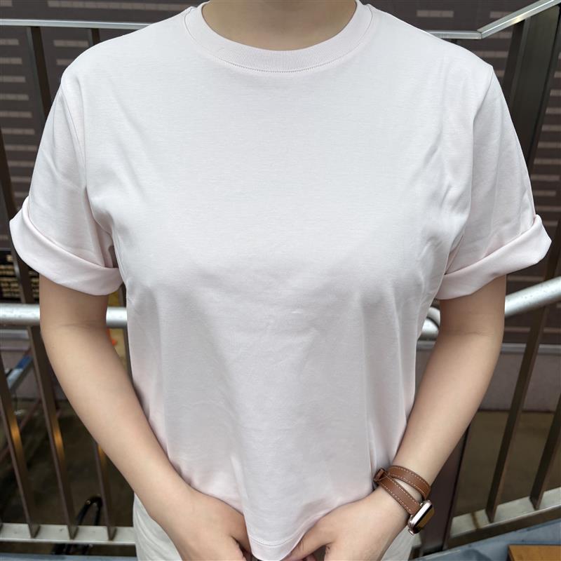 涼感UVカットクルーネックワイド半袖Tシャツ