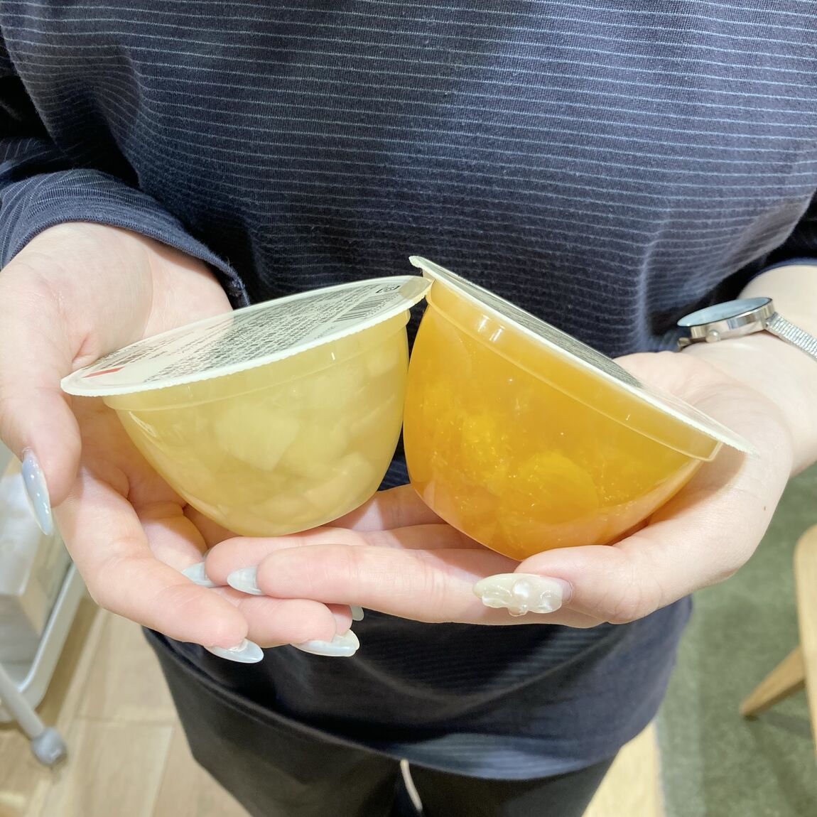 【イオンモールKYOTO】今週末の試食｜果実を味わうゼリー　国産みかん＆国産りんご