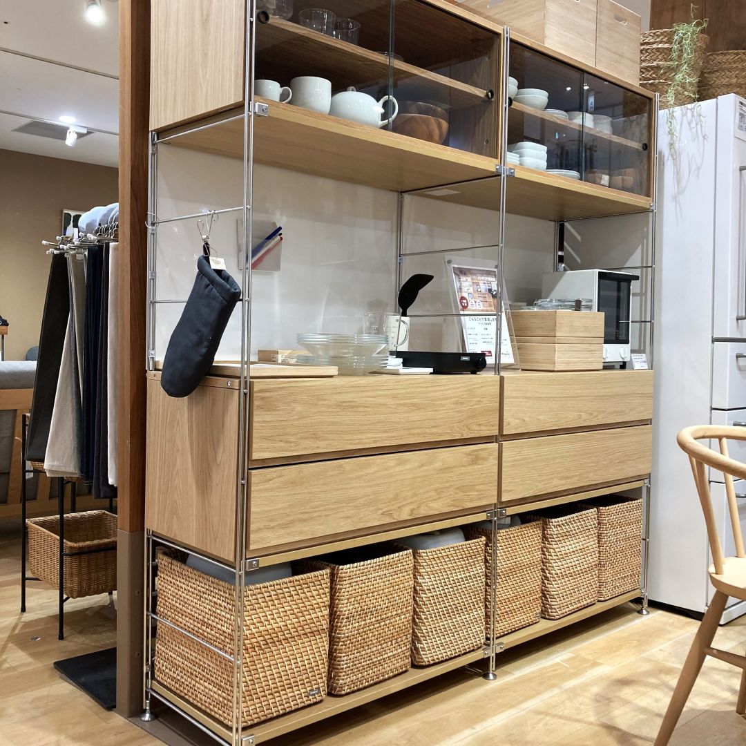 【イオンモールKYOTO】日々の生活を整える、「ユニットシェルフ」シリーズ