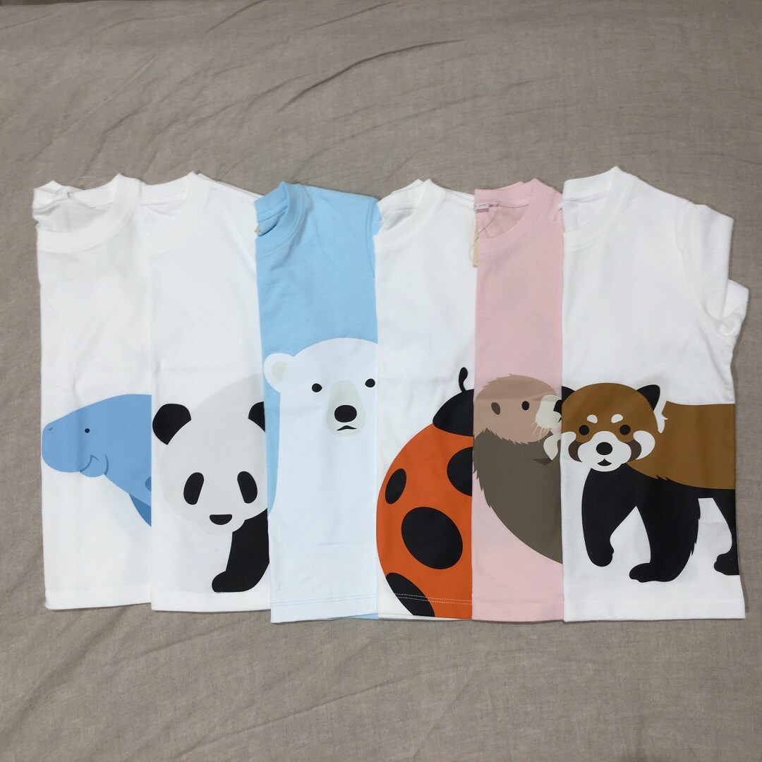 【エアポートウォーク名古屋】インド綿天竺編み プリントＴシャツ