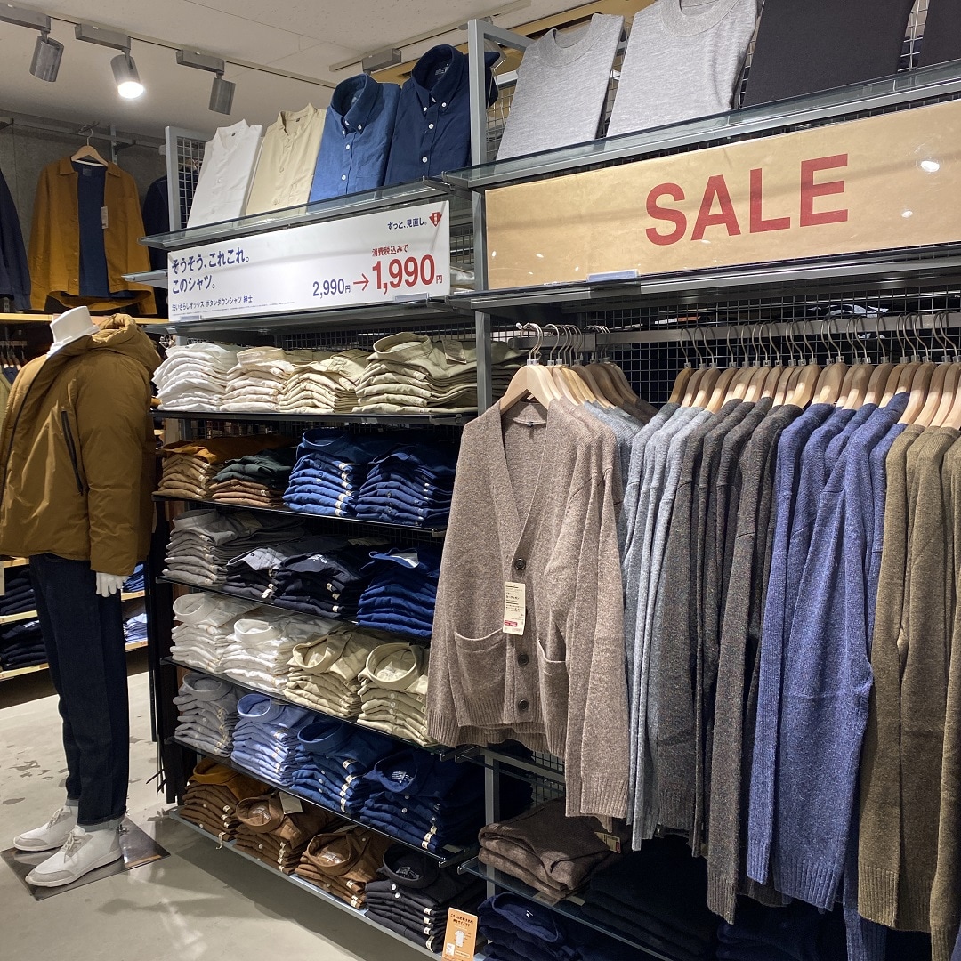 【ゆめタウン姫路】紳士トップス売場