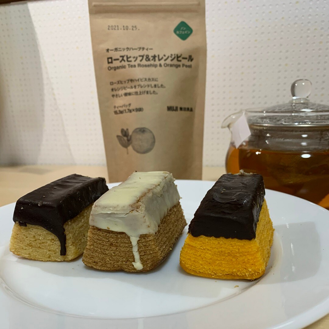 【ピオレ姫路】不揃いバウムにチョコがけシリーズが出ました。