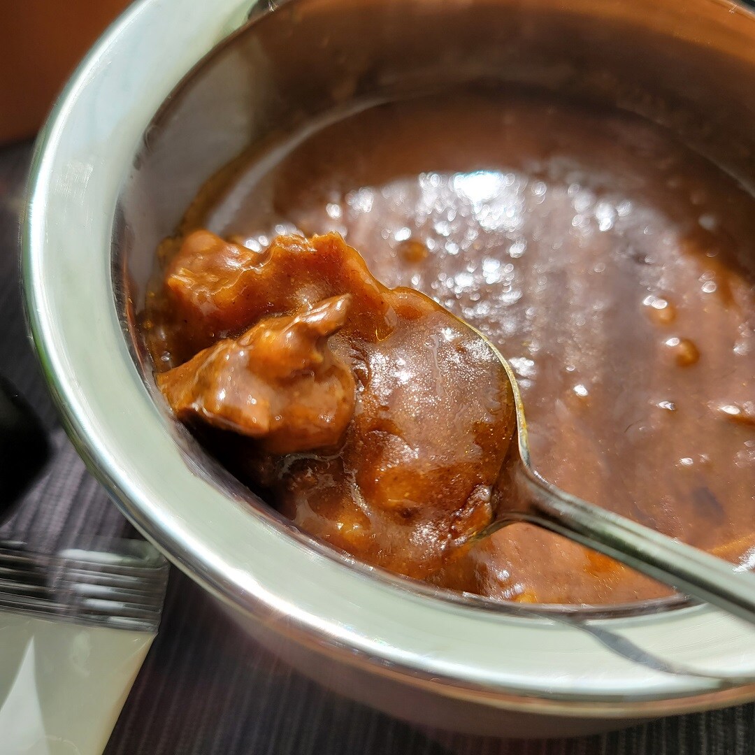 牛すじカレー拡大図