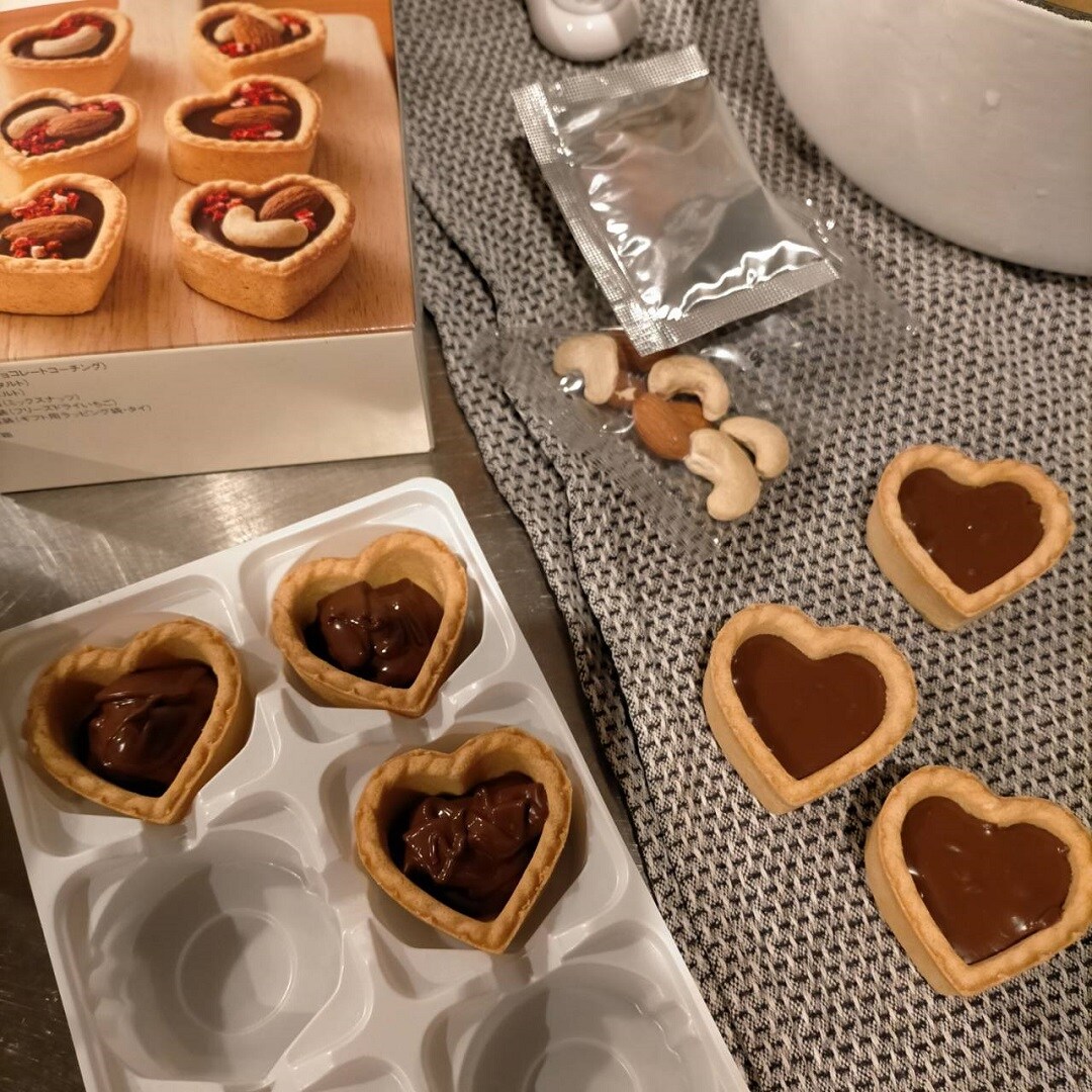 スタッフのチョコ手作り写真