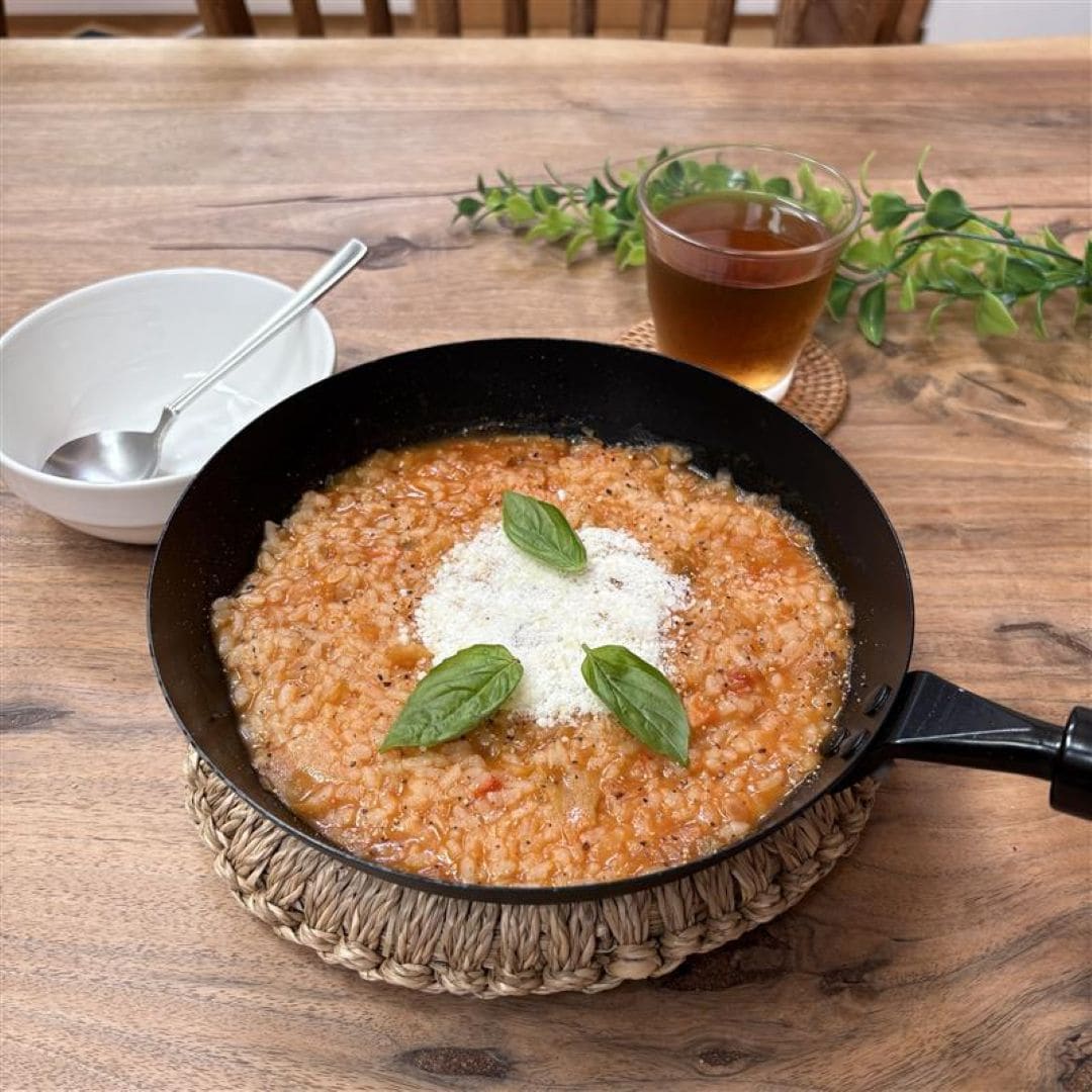 【イオンモール成田】食べるスープ"5種野菜のミネストローネ"を使ったお手軽リゾットのご紹介_69bk5e