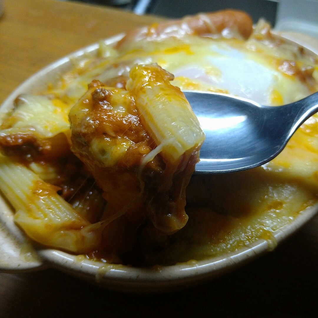 素材を生かしたパスタソース　粗挽き肉のボロネーゼ  