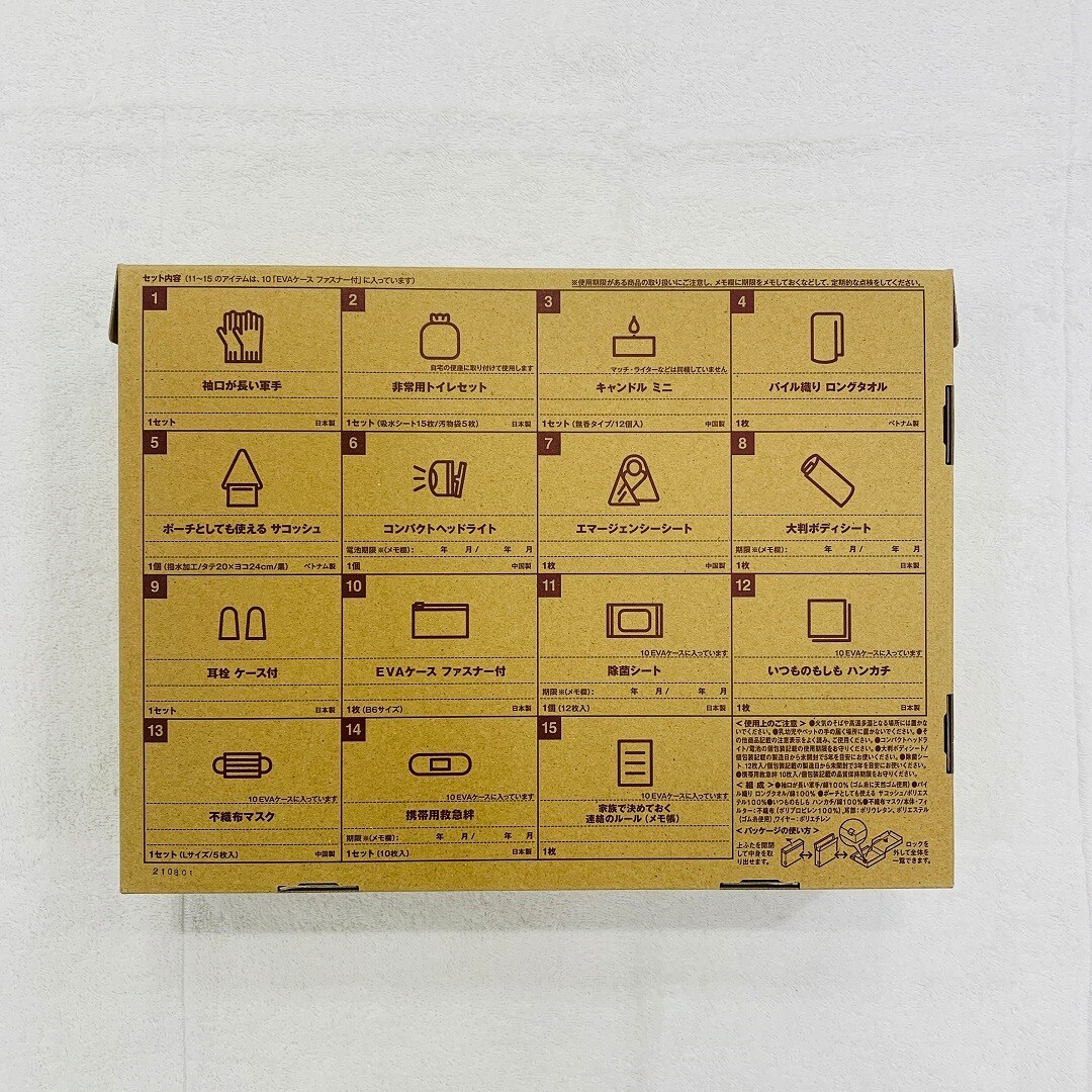 いつものもしも備えるセット