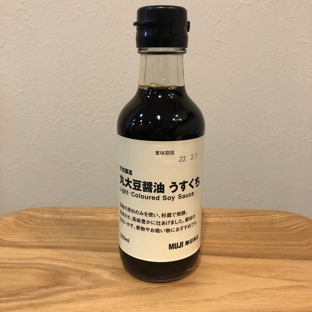天然醸造　丸大豆醤油　うすくち