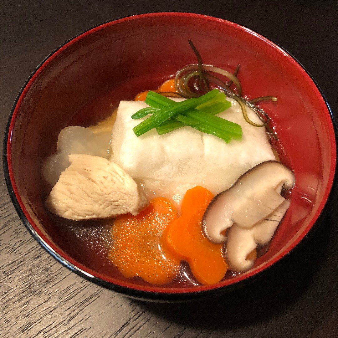 醤油　お雑煮