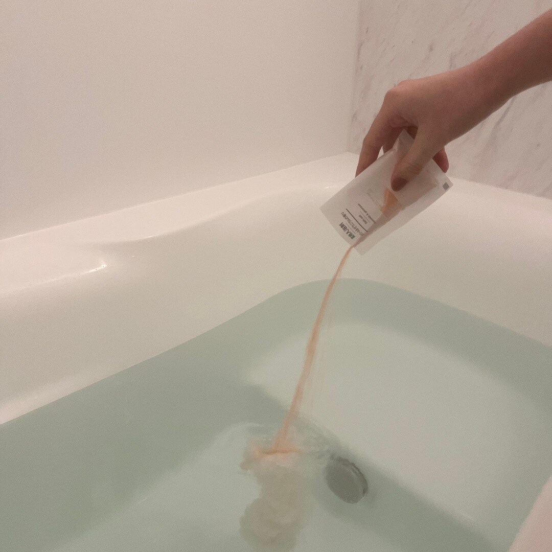 薬用入浴剤　カモミール＆ゼラニウム