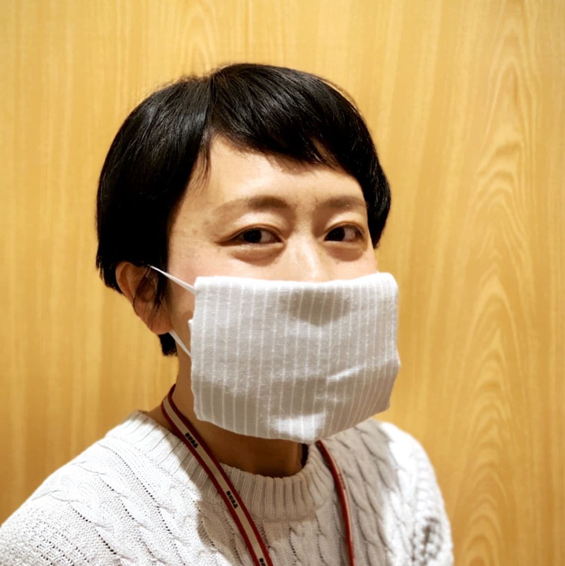 【川口前川】ハンカチマスク着用2