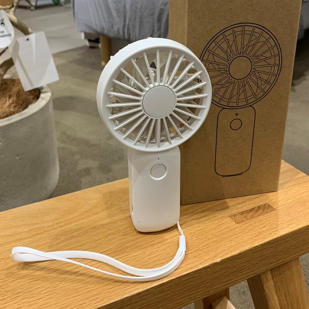 【川口前川】モバイルハンディファン