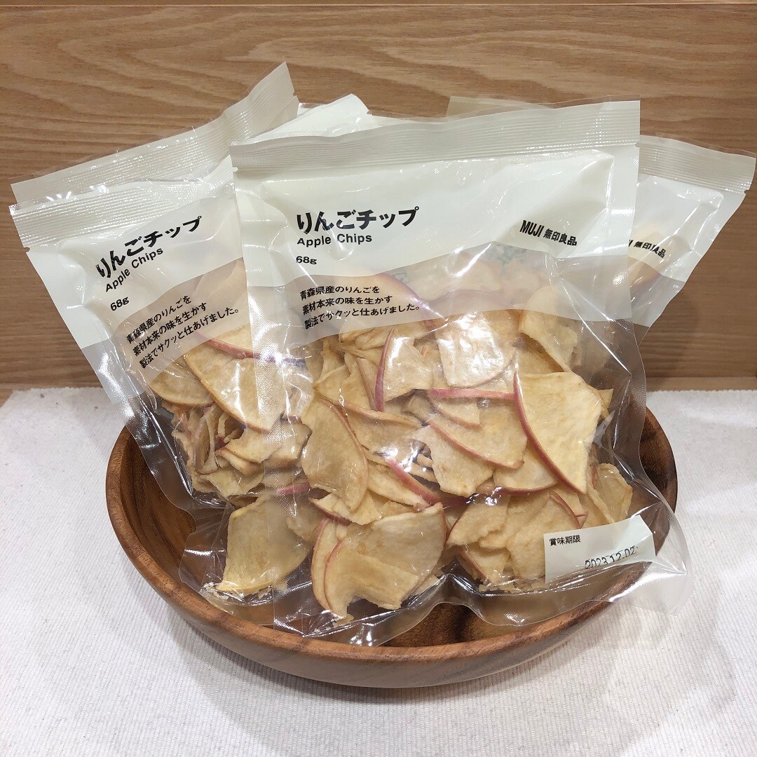 厚切りりんごチップの写真
