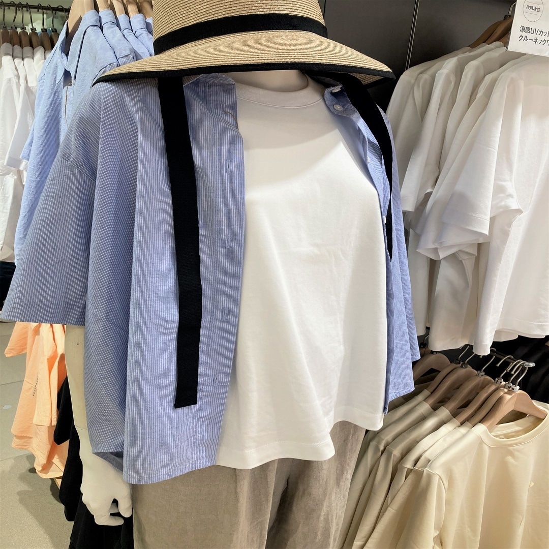 【泉中央セルバ】涼感レギュラーカラー半袖Tシャツ