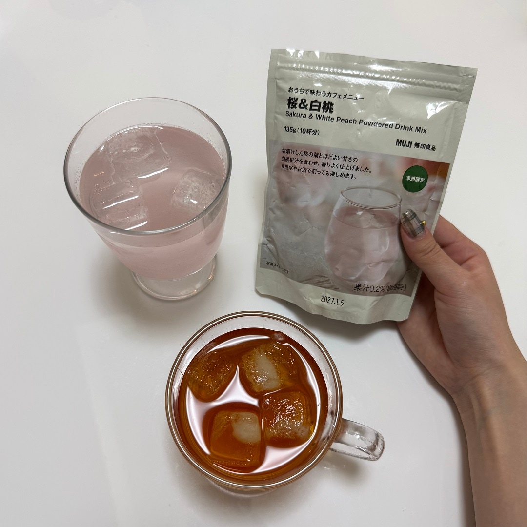 おうちで味わうカフェメニュー　桜＆白桃