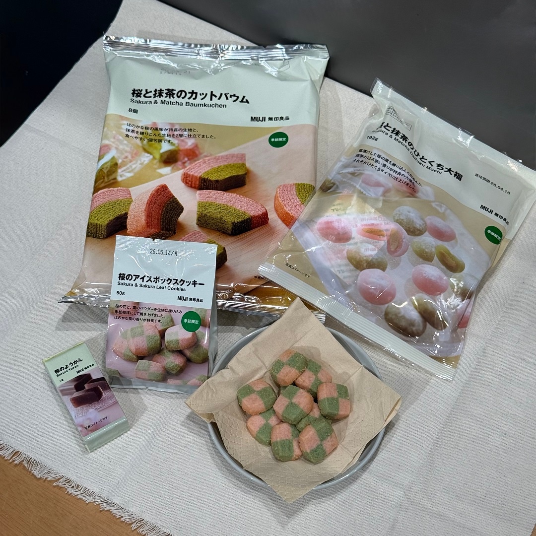 新発売の桜のお菓子