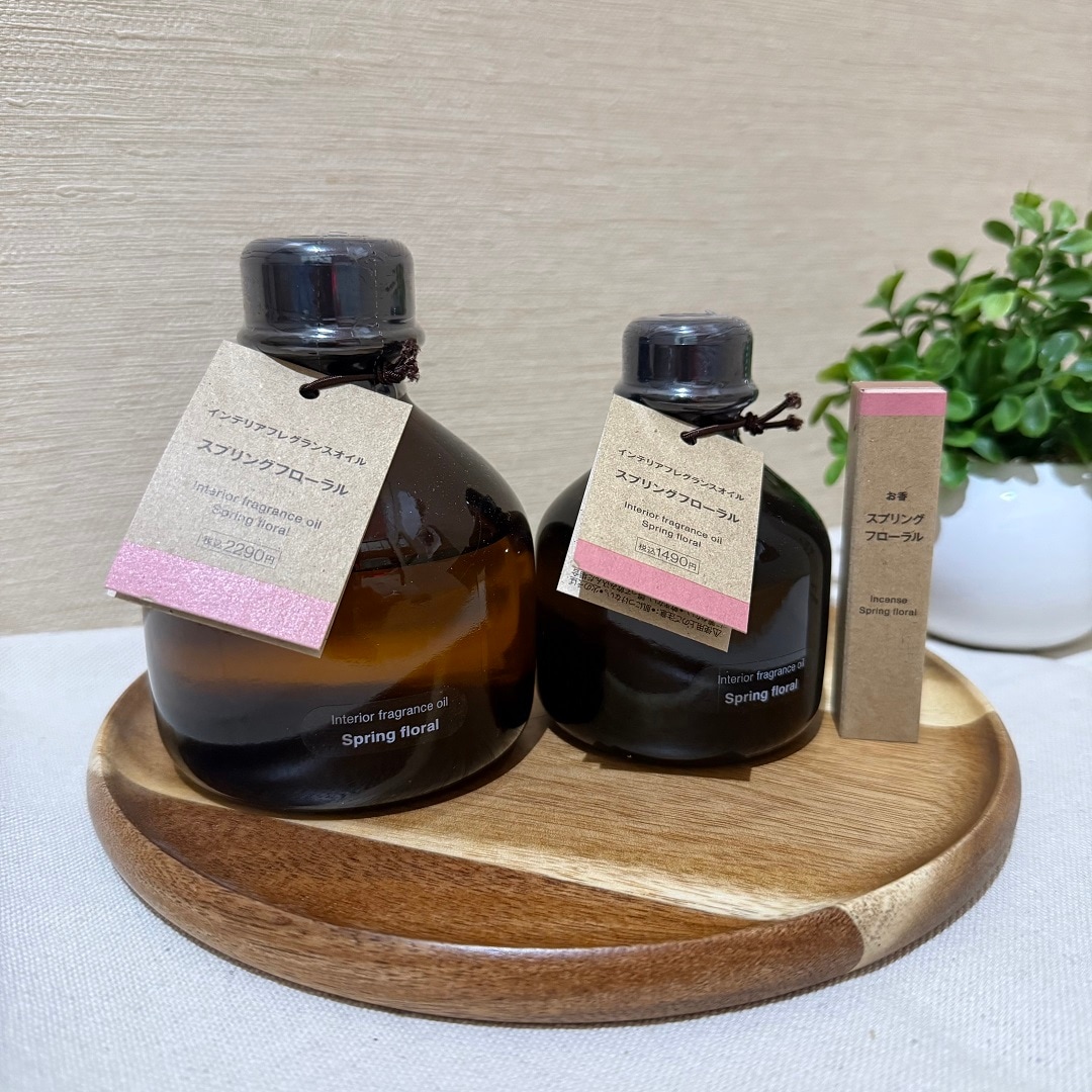 スプリングフローラルの香りのインテリアフレグランスとお香です