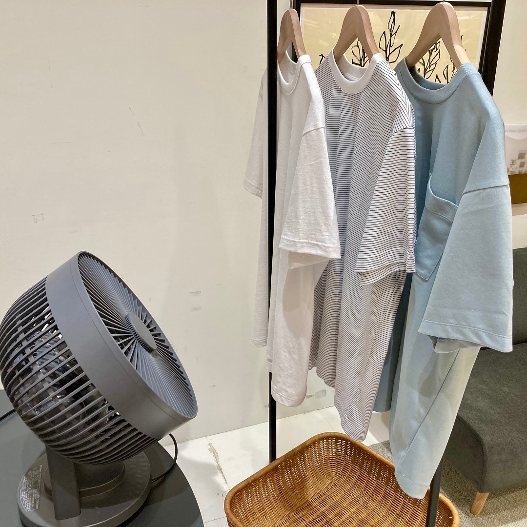 サーキュレーターと洗濯物
