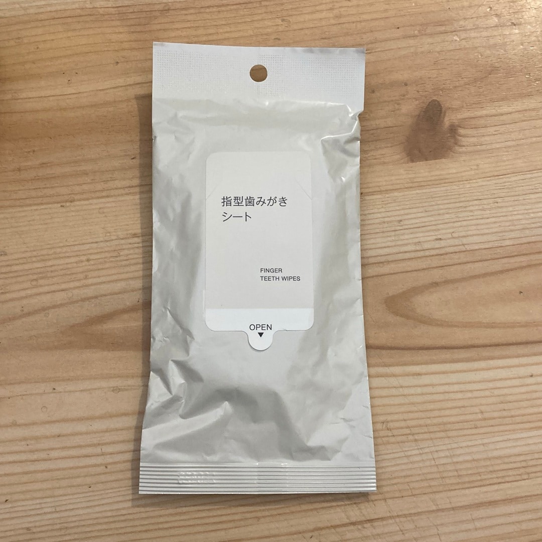 【テラスモール湘南】商品の「指型歯みがきシート」の写真