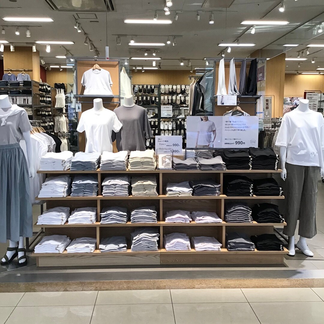【ゆめシティ新下関】夏の一枚に、無印のTシャツはいかがですか