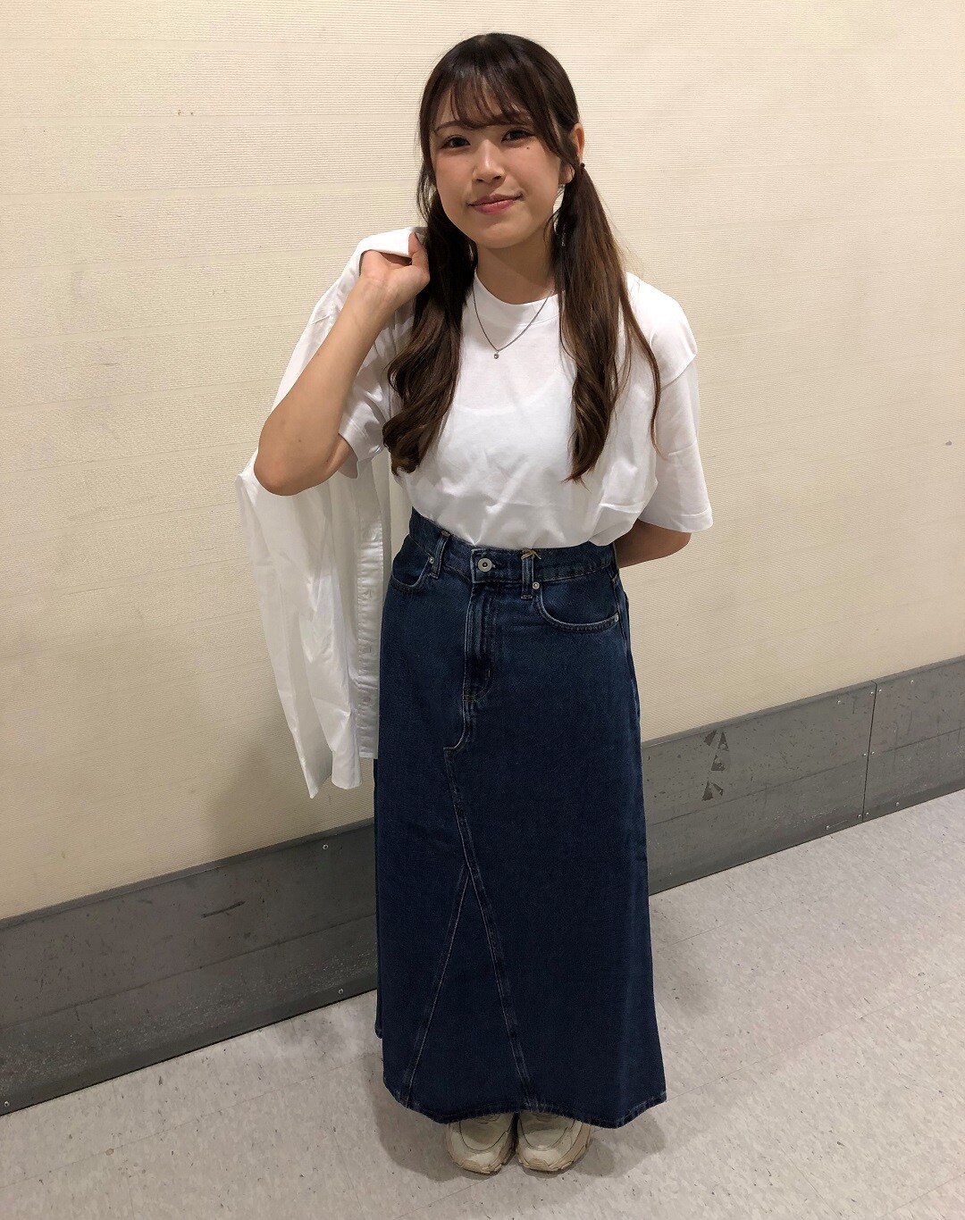 シャツを羽織った写真
