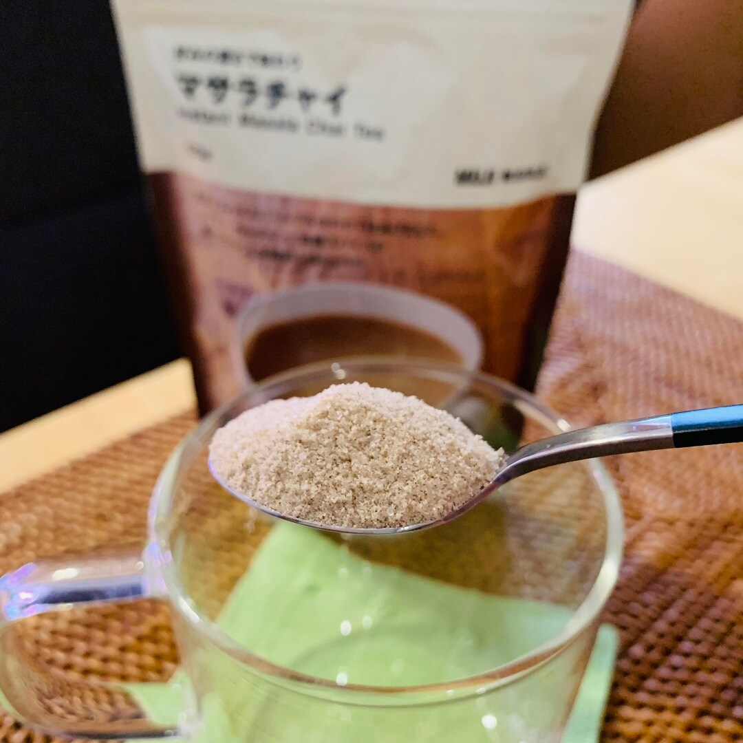 ティースプーン１杯すくってみた様子