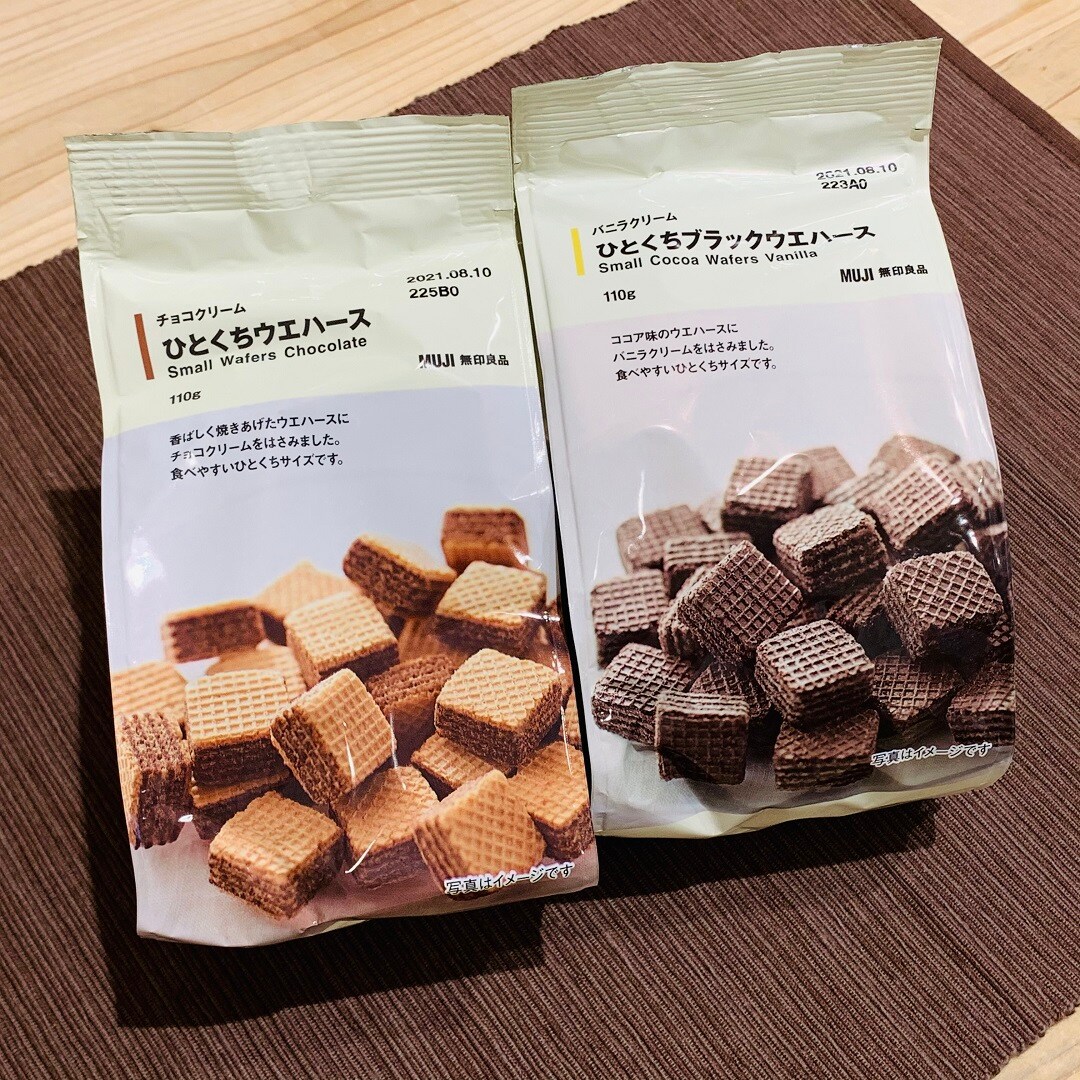 ひとくちウエハースのパッケージ
