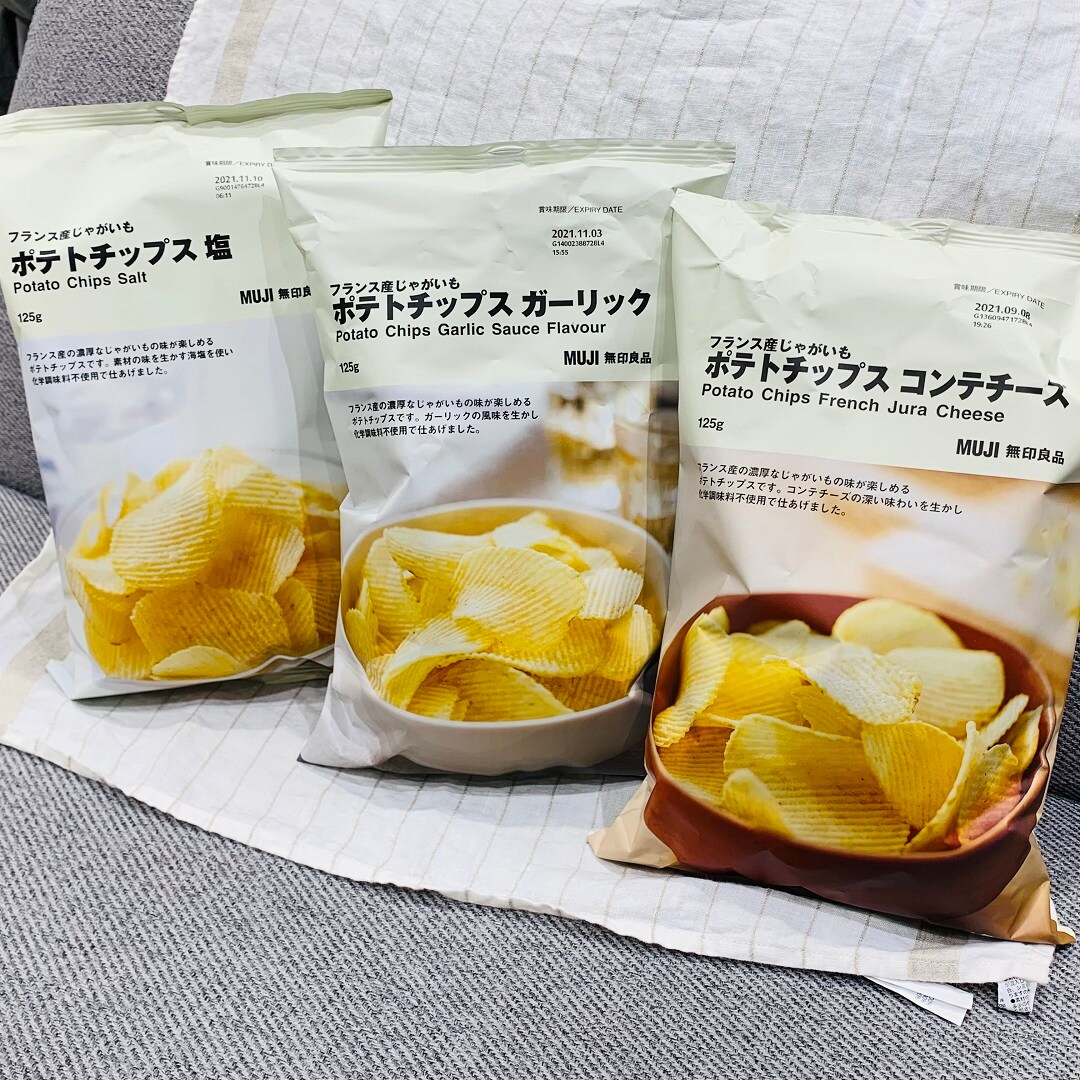 ポテトチップスのパッケージ