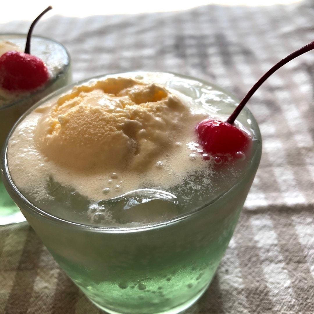 クリームメロンソーダ風