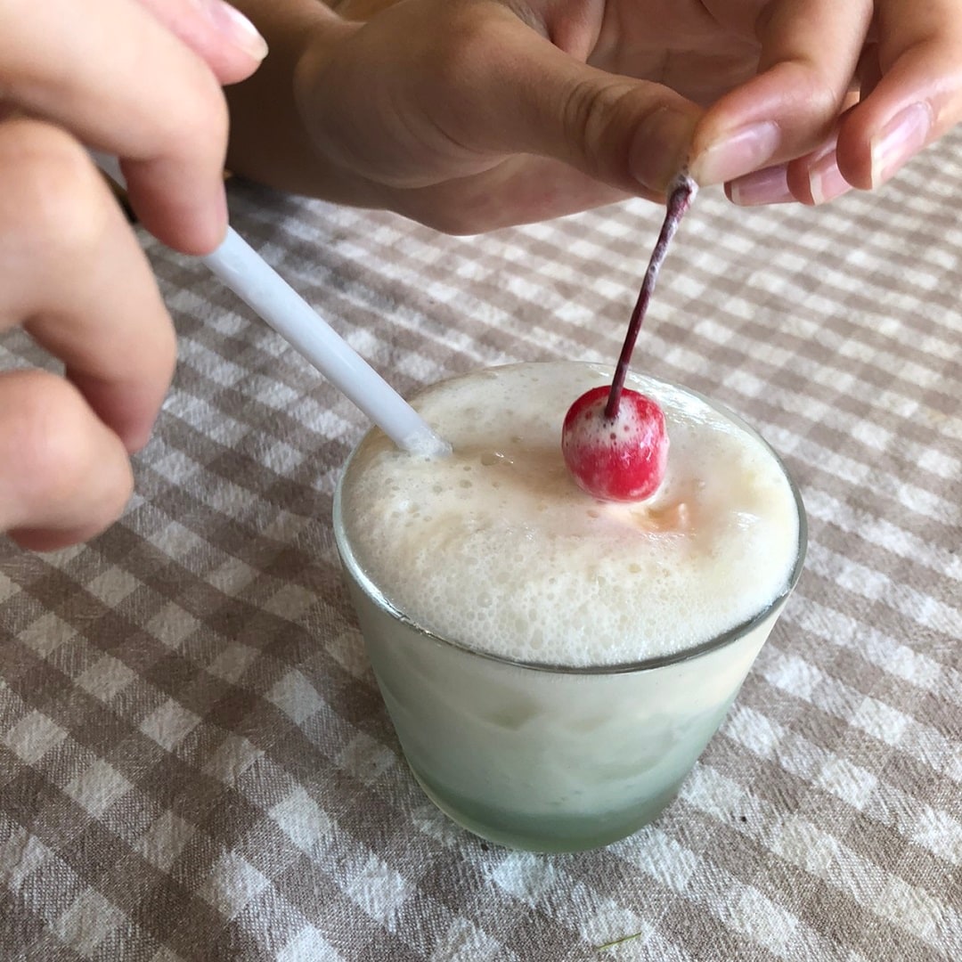 クリームメロンソーダ しゅわしゅわ