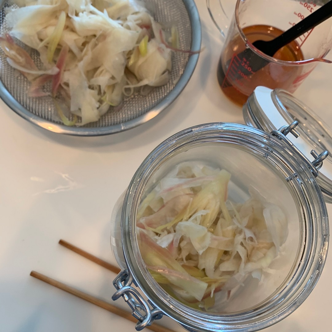 甘酢を入れて完成