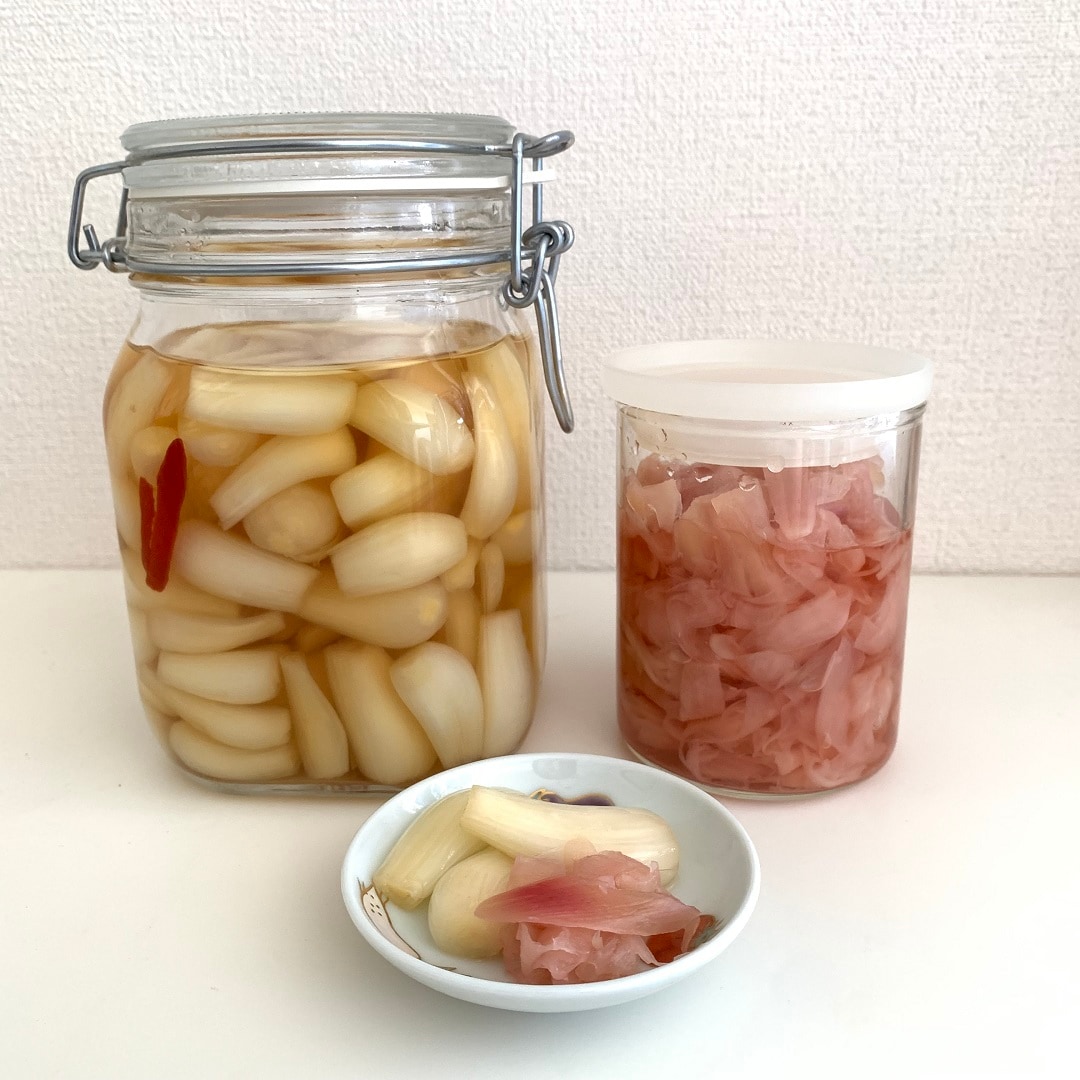新生姜とらっきょう甘酢漬け